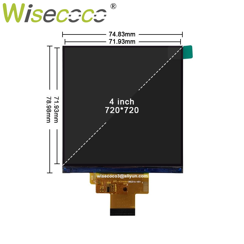 Wisecoco 4 Inci 720X720 Tampil - Home Automation Raspberry Pi ulasan dan harga