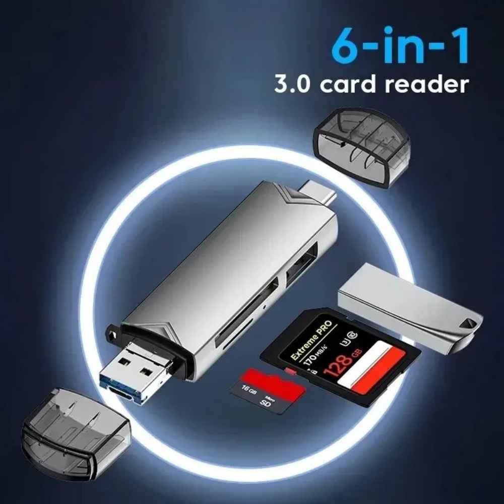 Pembaca Kartu USB 3.0 OTG 6-in - Home Assistant Sd ulasan dan harga